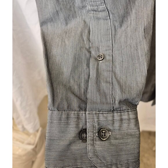 Brooks Brothers Milano Slim Fit Button-Down Shirt, L Striped Poplin, Old Money - Picture 7 of 8